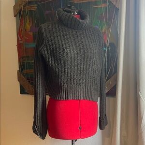 Cozy Green Turtleneck Sweater